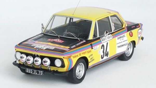 BMW BMW 2002 ti #34 Rally WM Rally Monte Carlo 1975 - 1:43 - Troféu BMW BMW 2002 ti #34 Rally WM Rally Monte Carlo 1975 - 1:43 - Troféu