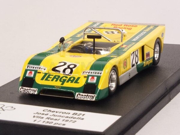 Chevron Chevron B21 RHD #28 Red Rose Racing Vila Real (Portugal) 1974 - 1:43 - Troféu Chevron Chevron B21 RHD #28 Red Rose Racing Vila Real (Portugal) 1974 - 1:43 - Troféu