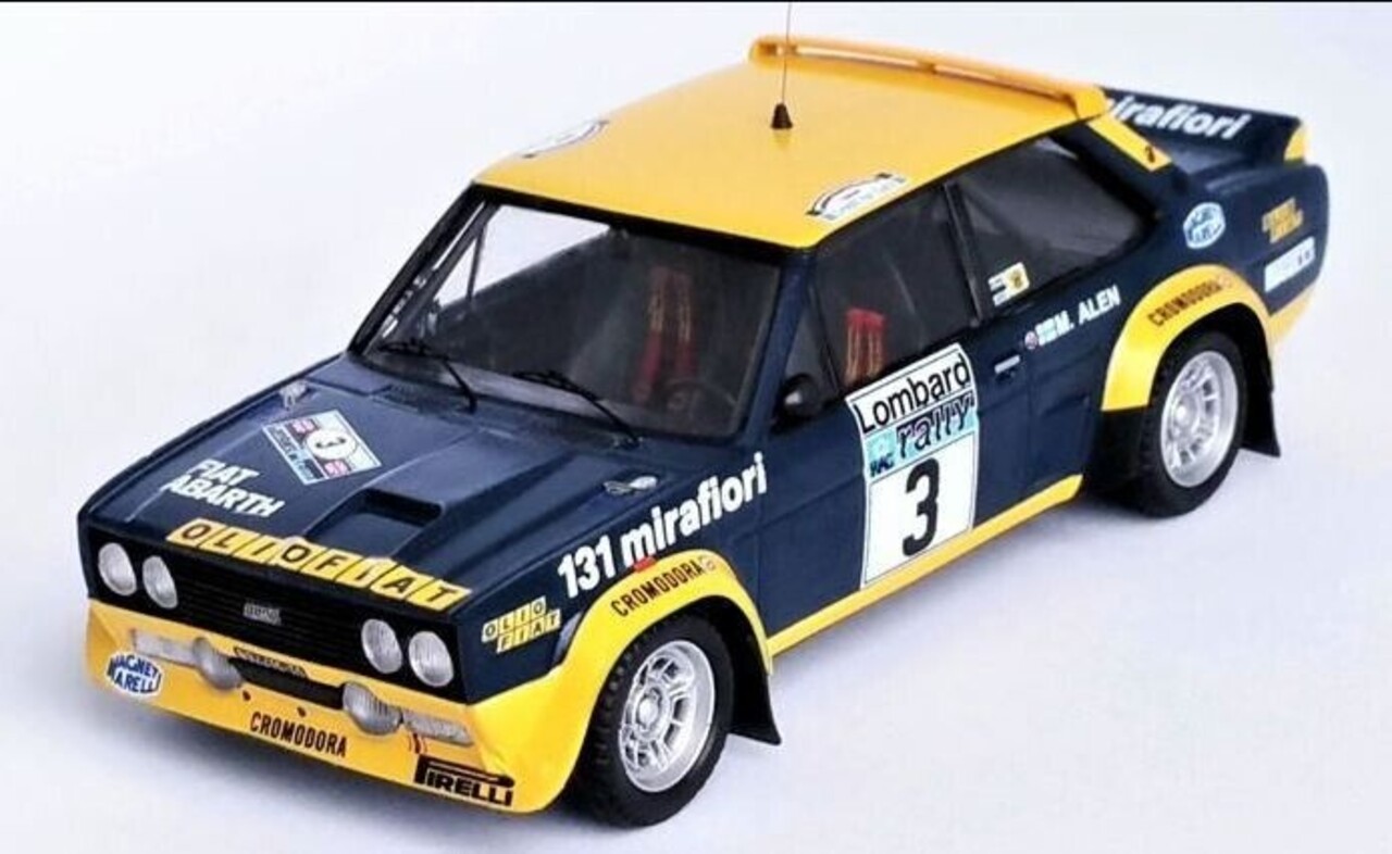 Fiat Fiat 131 Abarth #3 Olio Fiat Rally WM RAC Rally 1976 - 1:43 - Troféu Fiat Fiat 131 Abarth #3 Olio Fiat Rally WM RAC Rally 1976 - 1:43 - Troféu