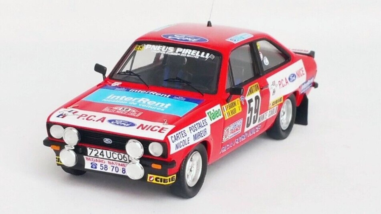Ford Ford Escort MK II RS 2000 #59 Rally WM Rally Monte Carlo 1982 - 1:43 - Troféu Ford Ford Escort MK II RS 2000 #59 Rally WM Rally Monte Carlo 1982 - 1:43 - Troféu