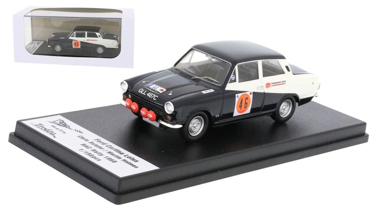 Ford Ford Lotus Cortina MK I RHD #46 RAC Rally 1968 - 1:43 - Troféu Ford Ford Lotus Cortina MK I RHD #46 RAC Rally 1968 - 1:43 - Troféu