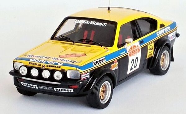Opel Opel Kadett C GT/E #20 Conrero Rally WM Rally San Remo 1977 - 1:43 - Troféu Opel Opel Kadett C GT/E #20 Conrero Rally WM Rally San Remo 1977 - 1:43 - Troféu