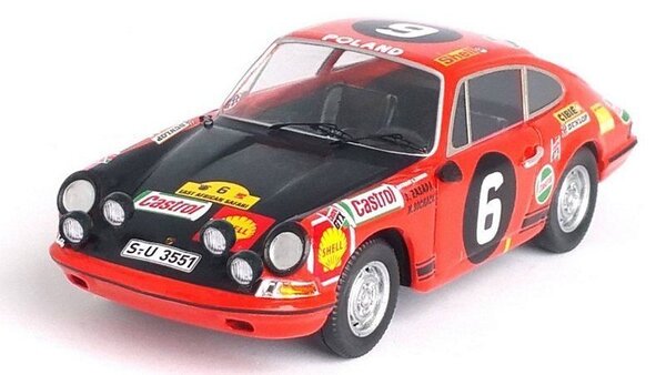 Porsche Porsche 911 S #6 East Africa Safari Rally 1970 - 1:43 - Troféu Porsche Porsche 911 S #6 East Africa Safari Rally 1970 - 1:43 - Troféu