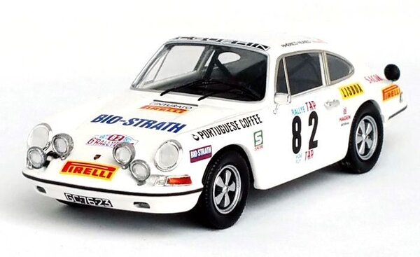 Porsche Porsche 911 S #82 Rally Portugal 1972 - 1:43 - Troféu Porsche Porsche 911 S #82 Rally Portugal 1972 - 1:43 - Troféu