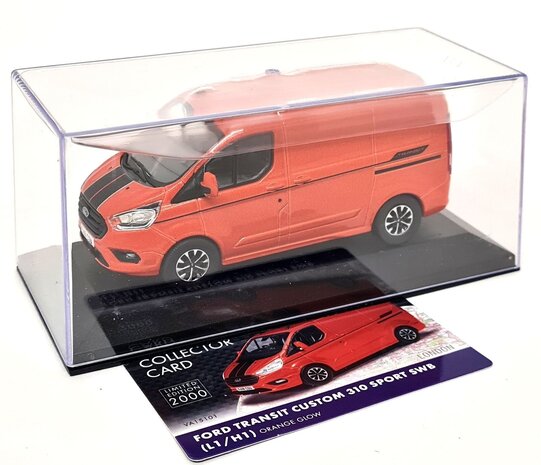 Ford Ford Transit Custom 310 Sport SWB Van RHD 2018 - 1:43 - Vanguards Ford Ford Transit Custom 310 Sport SWB Van RHD 2018 - 1:43 - Vanguards