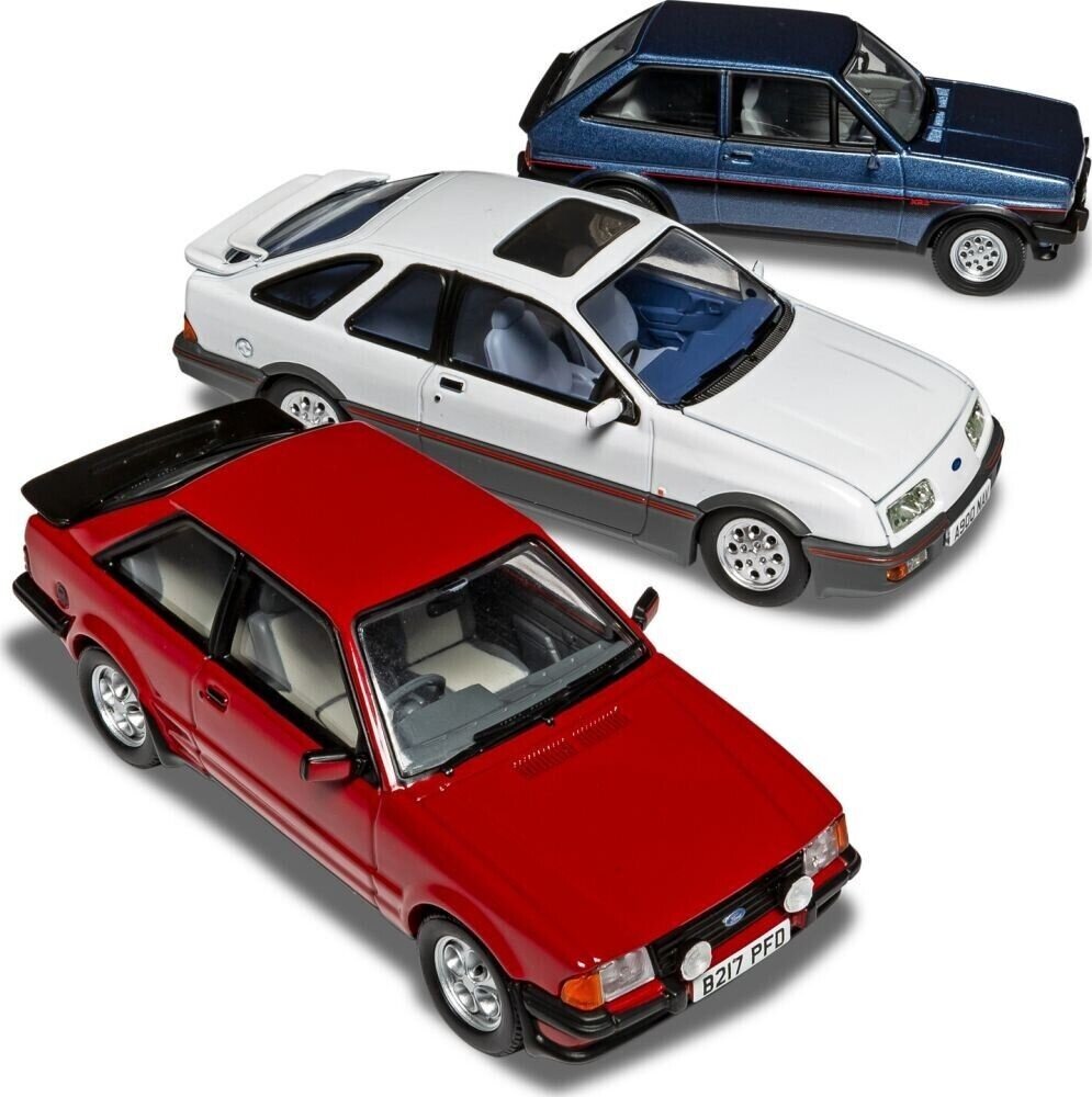 Ford Ford (SET 3x) XR Collection: Escort MKIII XR3i + Fiesta MKI XR2 + Sierra XR4i   - 1:43 - Vanguards