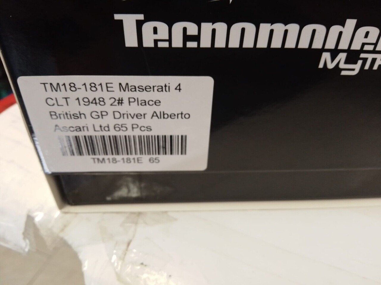 Formule 1 Maserati 4 CLT #11 2nd British GP 1950 - 1:18 - Tecnomodel Mythos Formule 1 Maserati 4 CLT #11 2nd British GP 1950 - 1:18 - Tecnomodel Mythos