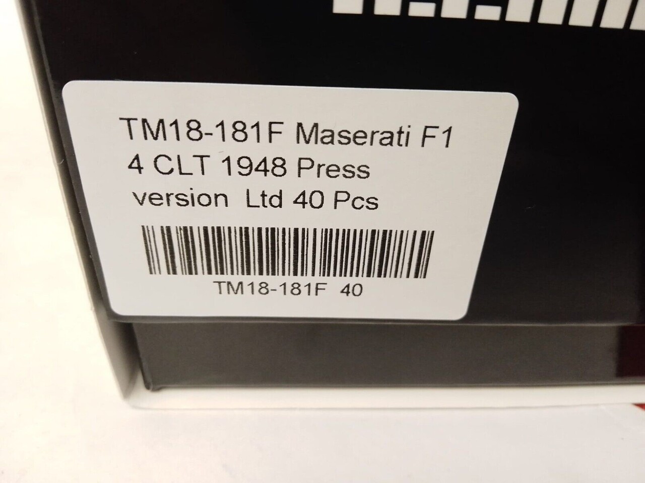 Formule 1 Maserati 4 CLT Press Version 1948 - 1:18 - Tecnomodel Mythos