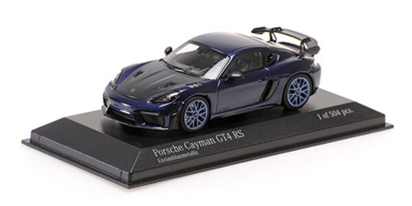 Porsche Porsche Cayman GT4 RS 2021 (Blue Wheels) - 1:43 - Minichamps Porsche Porsche Cayman GT4 RS 2021 (Blue Wheels) - 1:43 - Minichamps