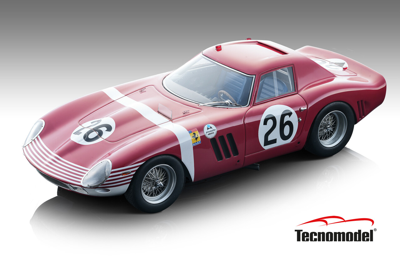 Ferrari Ferrari 250 GTO 64 #26 Winner 12H Reims 1964 - 1:18 - Tecnomodel Mythos Ferrari Ferrari 250 GTO 64 #26 Winner 12H Reims 1964 - 1:18 - Tecnomodel Mythos