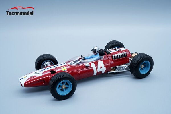 Formule 1 Ferrari 512 #14 GP USA 1965 + Driver - 1:18 - Tecnomodel Mythos Formule 1 Ferrari 512 #14 GP USA 1965 + Driver - 1:18 - Tecnomodel Mythos