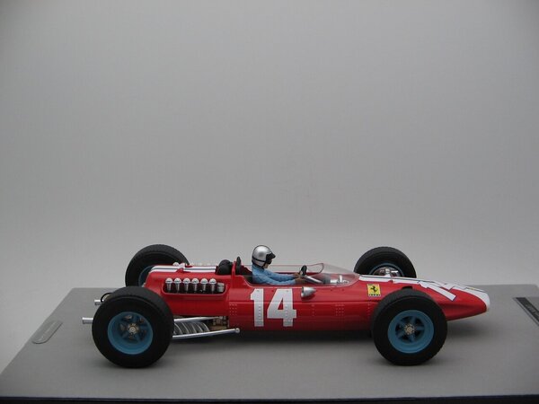 Formule 1 Ferrari 512 #14 GP USA 1965 + Driver - 1:18 - Tecnomodel Mythos Formule 1 Ferrari 512 #14 GP USA 1965 + Driver - 1:18 - Tecnomodel Mythos