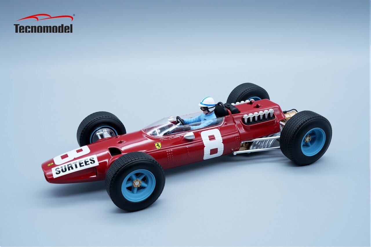 Formule 1 Ferrari 512 #8 GP Italy 1965 + Driver - 1:18 - Tecnomodel Mythos Formule 1 Ferrari 512 #8 GP Italy 1965 + Driver - 1:18 - Tecnomodel Mythos