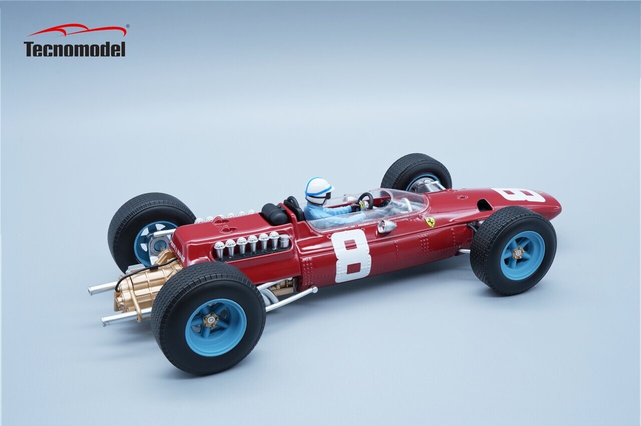 Formule 1 Ferrari 512 #8 GP Italy 1965 + Driver - 1:18 - Tecnomodel Mythos Formule 1 Ferrari 512 #8 GP Italy 1965 + Driver - 1:18 - Tecnomodel Mythos