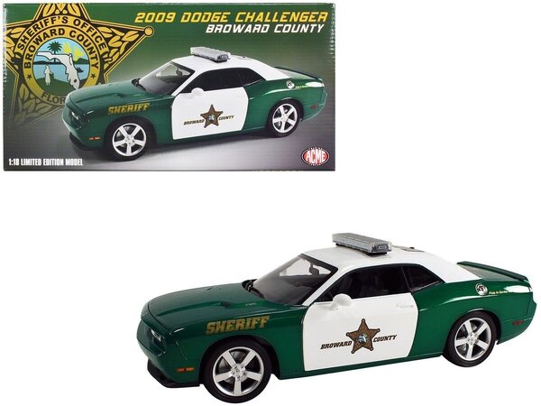 Dodge Dodge Challenger R/T Coupe Police Broward County Sheriff 2009 - 1:18 - ACME