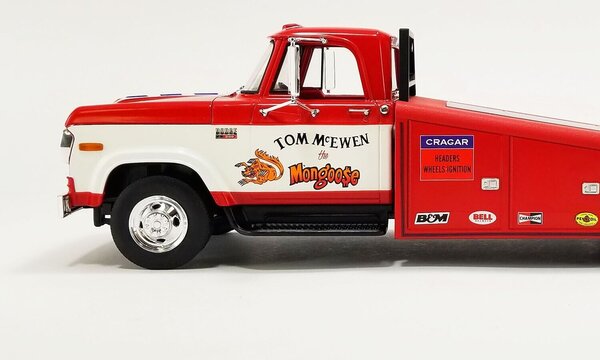 Dodge Dodge D-300 Ramp Truck Car Transporter 'Mongoose' 1970 - 1:18 - ACME