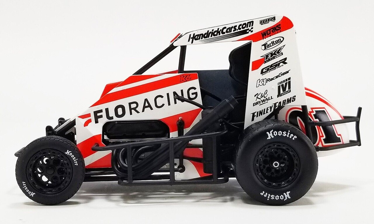 Sprint Car Sprint Car FLO Racing Midget Chili Bowl Car #01 Kyle Larson - 1:18 - ACME Sprint Car Sprint Car FLO Racing Midget Chili Bowl Car #01 Kyle Larson - 1:18 - ACME