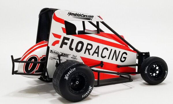 Sprint Car Sprint Car FLO Racing Midget Chili Bowl Car #01 Kyle Larson - 1:18 - ACME Sprint Car Sprint Car FLO Racing Midget Chili Bowl Car #01 Kyle Larson - 1:18 - ACME