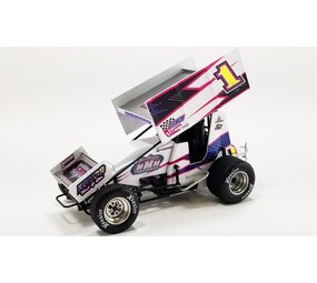 Sprint Car Sprint Car ZEMCO #1 Logan Wagner 2022 - 1:18 - ACME Sprint Car Sprint Car ZEMCO #1 Logan Wagner 2022 - 1:18 - ACME