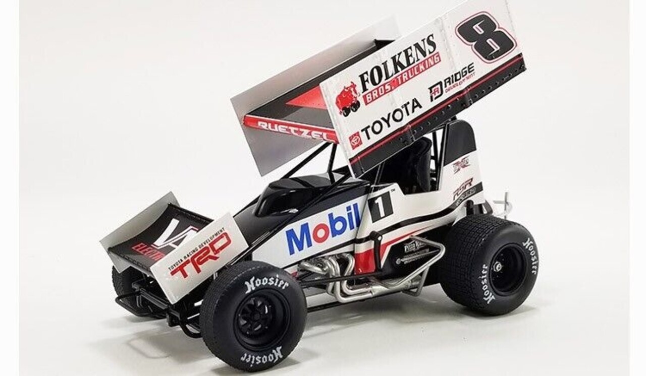 Sprint Car Sprint Car Toyota/Mobil 1 #8 Aaron Reutzel 2022 - 1:18 - ACME Sprint Car Sprint Car Toyota/Mobil 1 #8 Aaron Reutzel 2022 - 1:18 - ACME