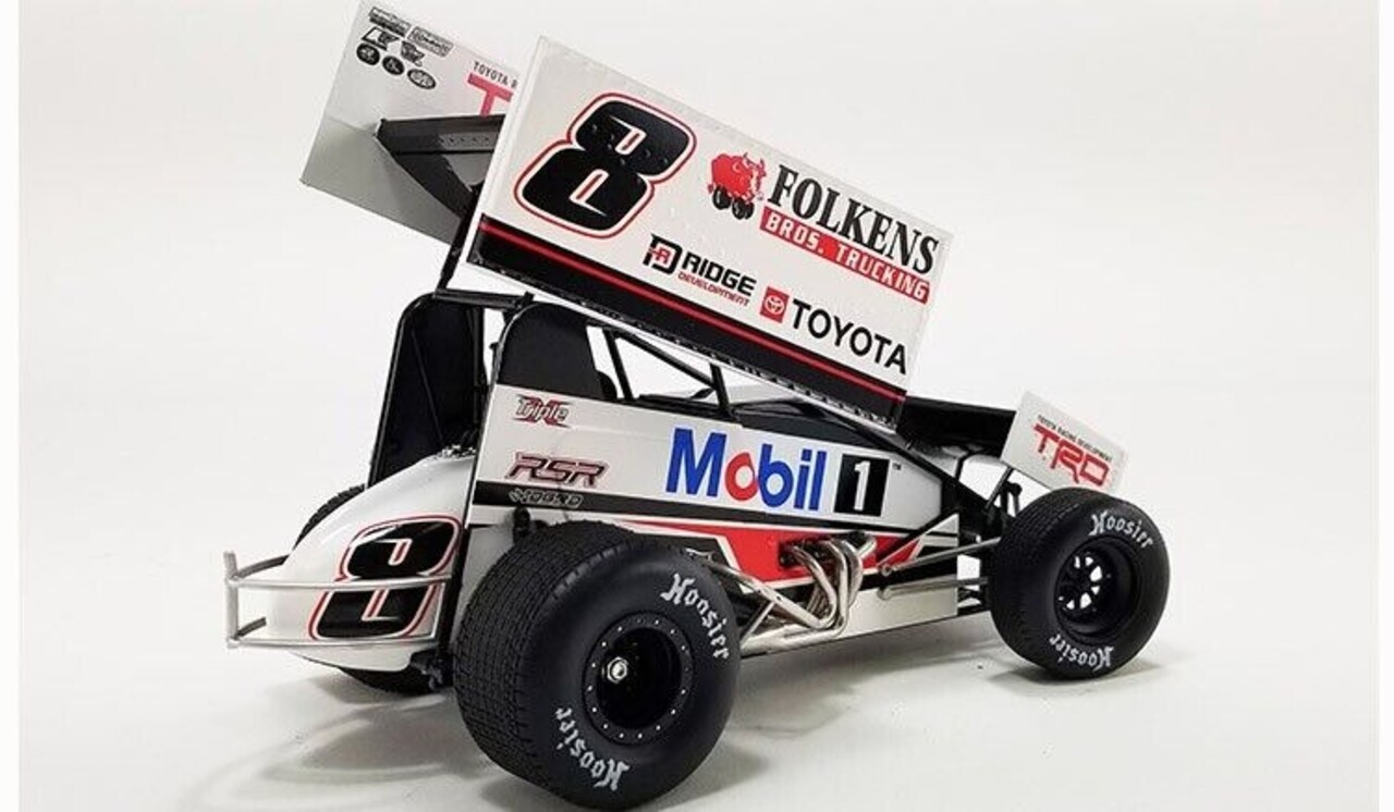 Sprint Car Sprint Car Toyota/Mobil 1 #8 Aaron Reutzel 2022 - 1:18 - ACME Sprint Car Sprint Car Toyota/Mobil 1 #8 Aaron Reutzel 2022 - 1:18 - ACME