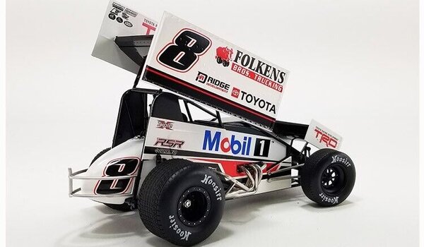 Sprint Car Sprint Car Toyota/Mobil 1 #8 Aaron Reutzel 2022 - 1:18 - ACME Sprint Car Sprint Car Toyota/Mobil 1 #8 Aaron Reutzel 2022 - 1:18 - ACME