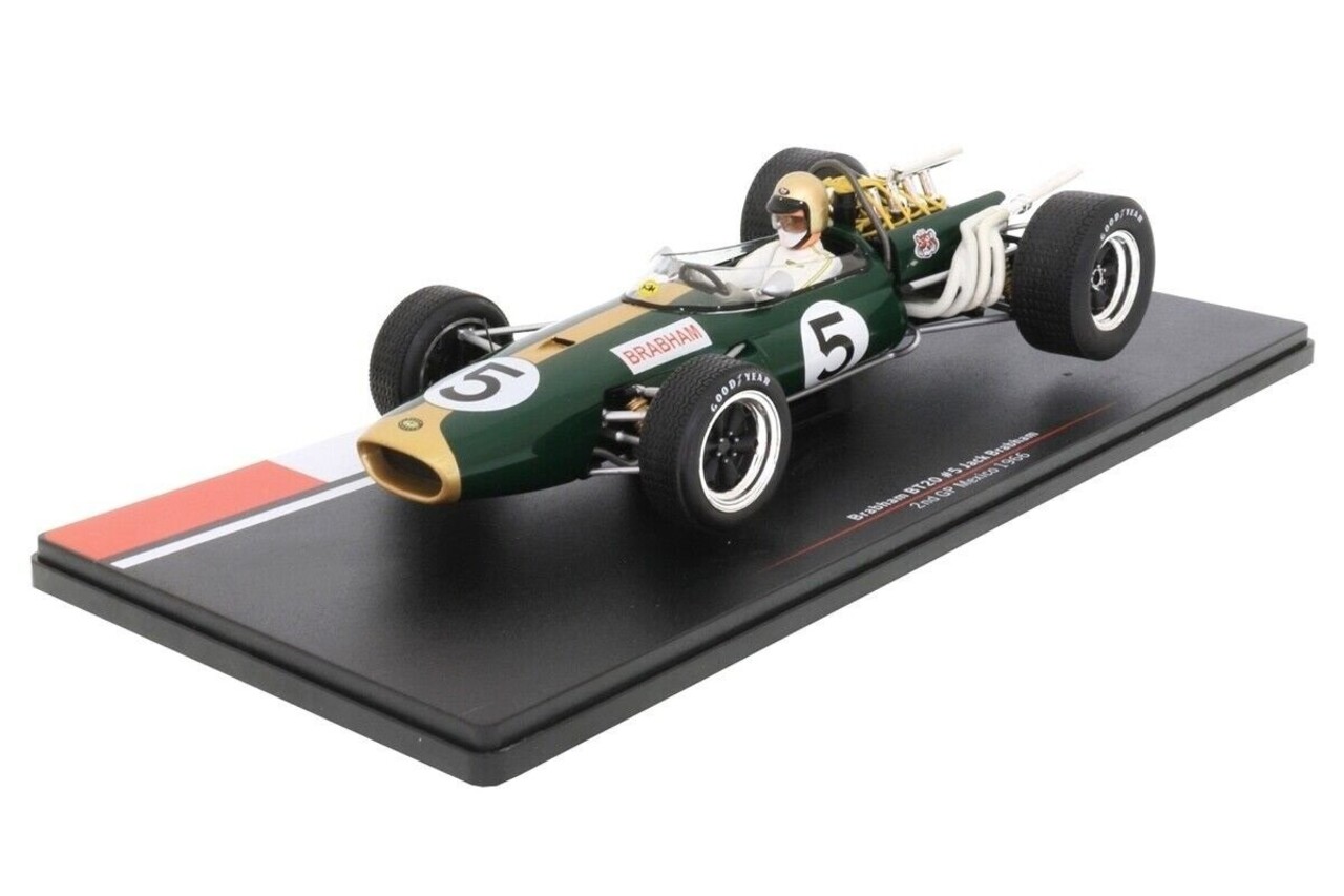 Formule 1 Brabham BT20 #5 Jack Brabham 2nd GP Mexico 1966 - 1:18 - Modelcar Group Formule 1 Brabham BT20 #5 Jack Brabham 2nd GP Mexico 1966 - 1:18 - Modelcar Group
