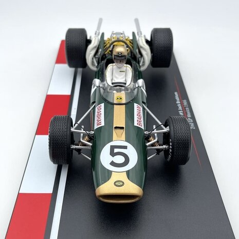 Formule 1 Brabham BT20 #5 Jack Brabham 2nd GP Mexico 1966 - 1:18 - Modelcar Group Formule 1 Brabham BT20 #5 Jack Brabham 2nd GP Mexico 1966 - 1:18 - Modelcar Group