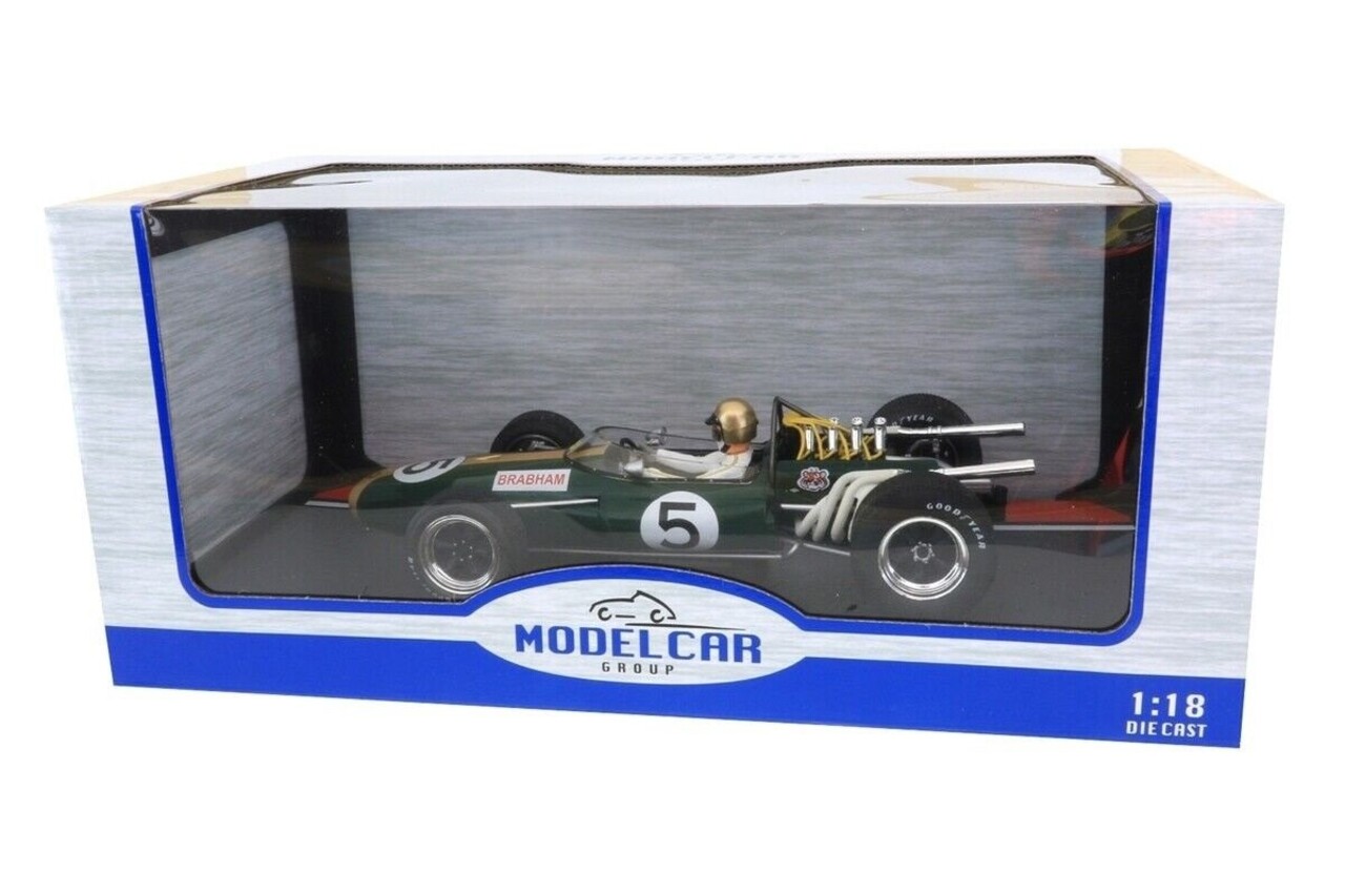 Formule 1 Brabham BT20 #5 Jack Brabham 2nd GP Mexico 1966 - 1:18 - Modelcar Group Formule 1 Brabham BT20 #5 Jack Brabham 2nd GP Mexico 1966 - 1:18 - Modelcar Group