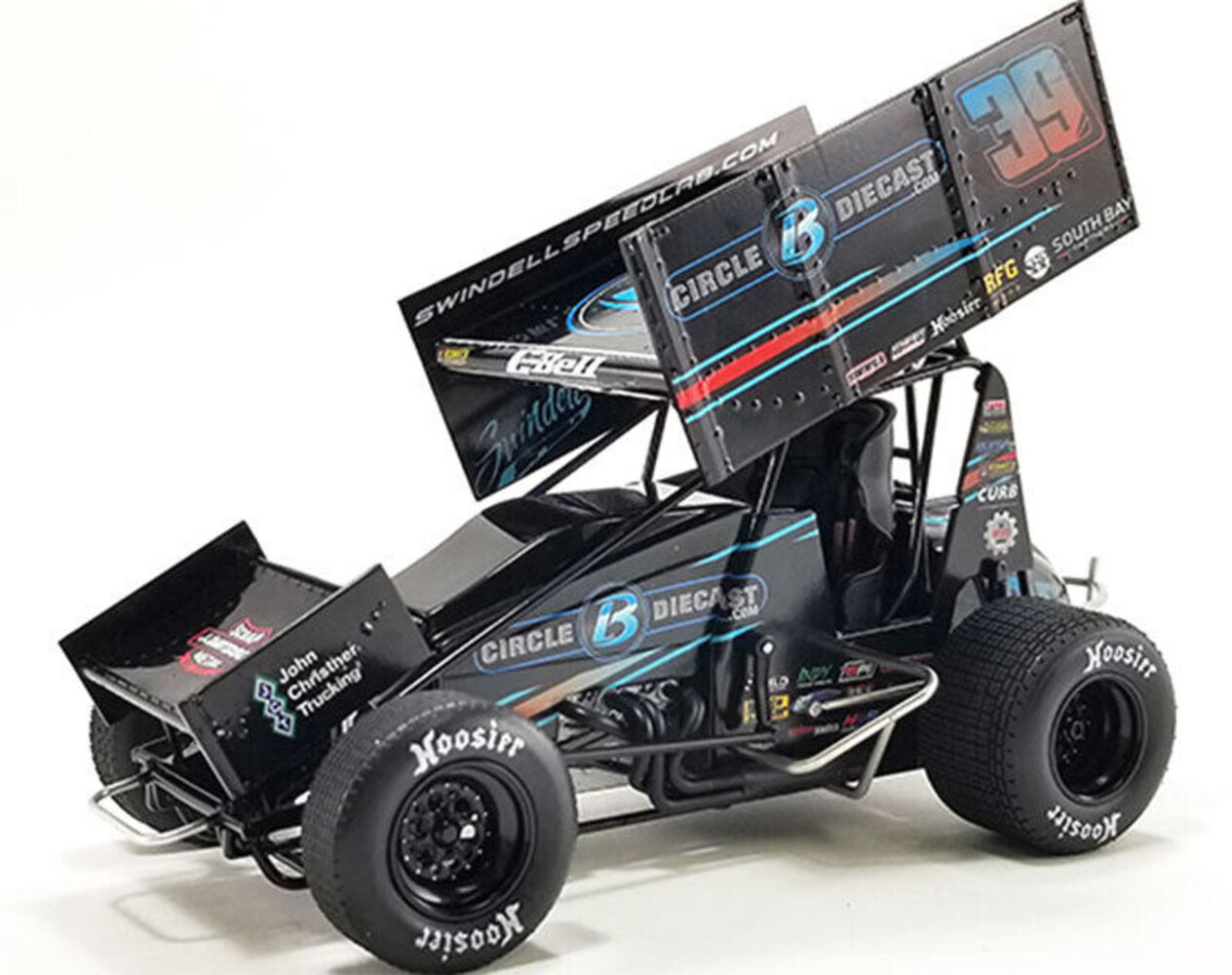 Sprint Car Sprint Car #39 Christopher Bell Circle Diecast/Swindell Speedlab Sprint Car 2022 - 1:18 - ACME Sprint Car Sprint Car #39 Christopher Bell Circle Diecast/Swindell Speedlab Sprint Car 2022 - 1:18 - ACME