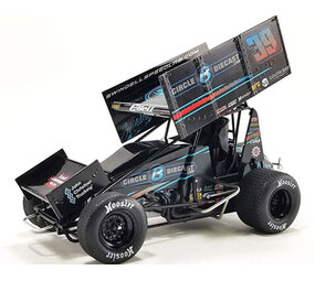Sprint Car Sprint Car #39 Christopher Bell Circle Diecast/Swindell Speedlab Sprint Car 2022 - 1:18 - ACME Sprint Car Sprint Car #39 Christopher Bell Circle Diecast/Swindell Speedlab Sprint Car 2022 - 1:18 - ACME
