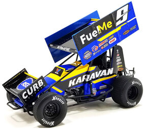 Sprint Car Sprint Car #9 Kaset Kahne Karavan/Fuel Me Sprint Car 2022 - 1:18 - ACME Sprint Car Sprint Car #9 Kaset Kahne Karavan/Fuel Me Sprint Car 2022 - 1:18 - ACME