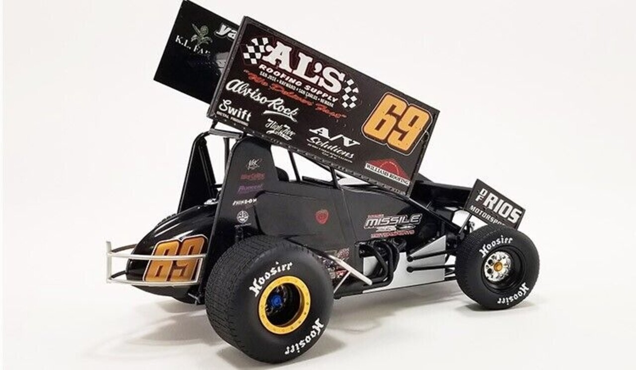 Sprint Car Sprint Car #69 Bud Kaeding Performance Sprint Car 2022 - 1:18 - ACME Sprint Car Sprint Car #69 Bud Kaeding Performance Sprint Car 2022 - 1:18 - ACME