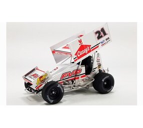 Sprint Car Sprint Car #21 Brain Brown Casey's General Store Sprint Car 2022 - 1:18 - ACME Sprint Car Sprint Car #21 Brain Brown Casey's General Store Sprint Car 2022 - 1:18 - ACME