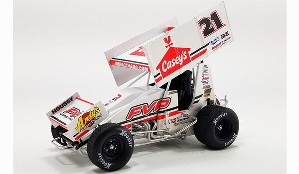 Sprint Car Sprint Car #21 Brain Brown Casey's General Store Sprint Car 2022 - 1:18 - ACME Sprint Car Sprint Car #21 Brain Brown Casey's General Store Sprint Car 2022 - 1:18 - ACME