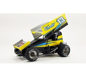 Sprint Car Sprint Car #13 Justin Peck Buch Motorsports Sprint Car 2022 - 1:18 - ACME Sprint Car Sprint Car #13 Justin Peck Buch Motorsports Sprint Car 2022 - 1:18 - ACME