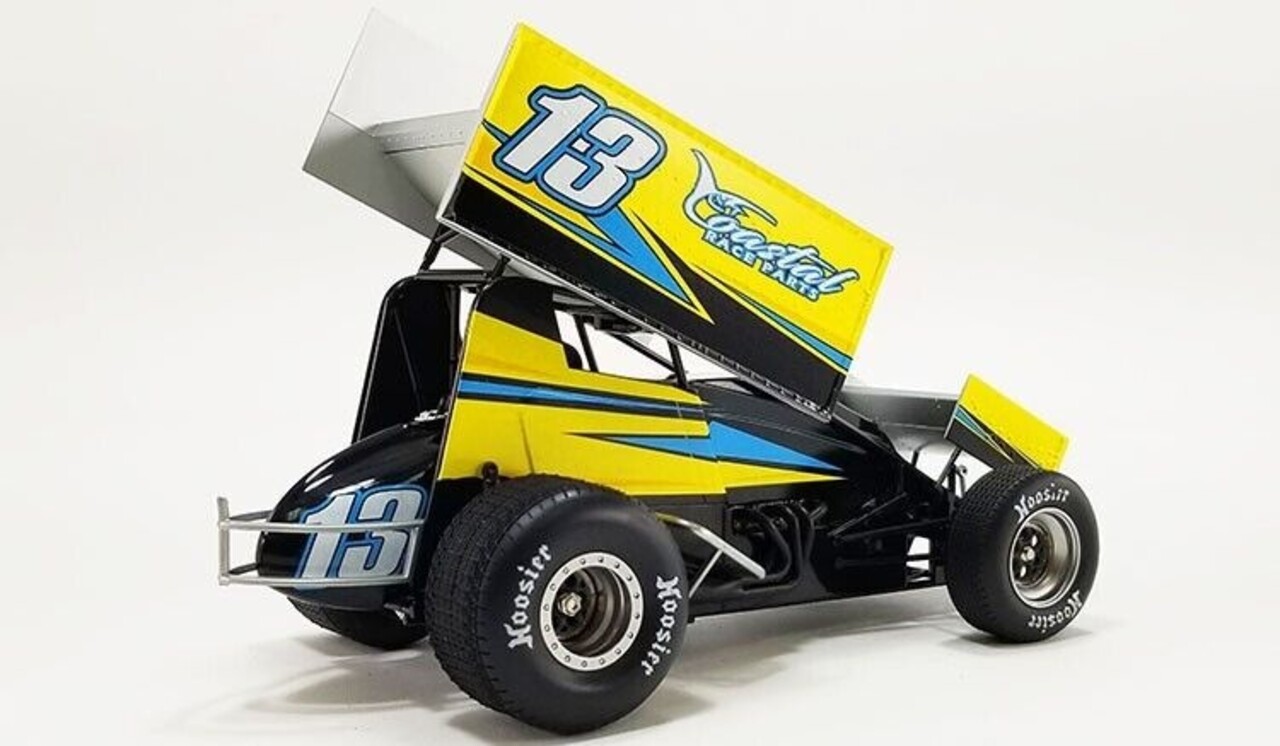 Sprint Car Sprint Car #13 Justin Peck Buch Motorsports Sprint Car 2022 - 1:18 - ACME Sprint Car Sprint Car #13 Justin Peck Buch Motorsports Sprint Car 2022 - 1:18 - ACME