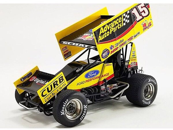Sprint Car Sprint Car #15 DonnySchatz Carquest/Advance Auto Parts Sprint Car 2022 - 1:18 - ACME Sprint Car Sprint Car #15 DonnySchatz Carquest/Advance Auto Parts Sprint Car 2022 - 1:18 - ACME