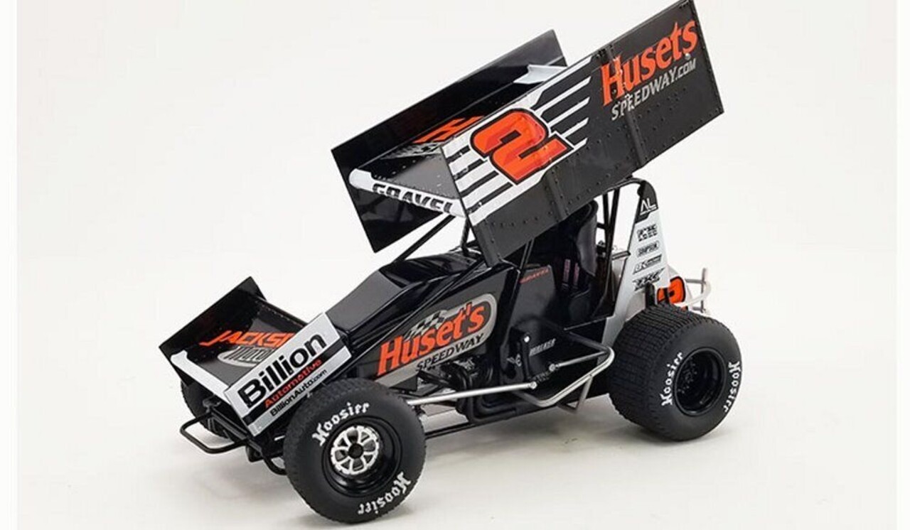 Sprint Car Sprint Car #2 David Gravel Huset's Speedway Sprint Car 2022 - 1:18 - ACME Sprint Car Sprint Car #2 David Gravel Huset's Speedway Sprint Car 2022 - 1:18 - ACME