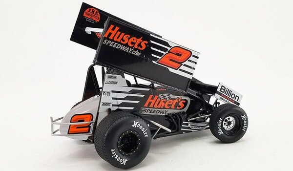 Sprint Car Sprint Car #2 David Gravel Huset's Speedway Sprint Car 2022 - 1:18 - ACME Sprint Car Sprint Car #2 David Gravel Huset's Speedway Sprint Car 2022 - 1:18 - ACME