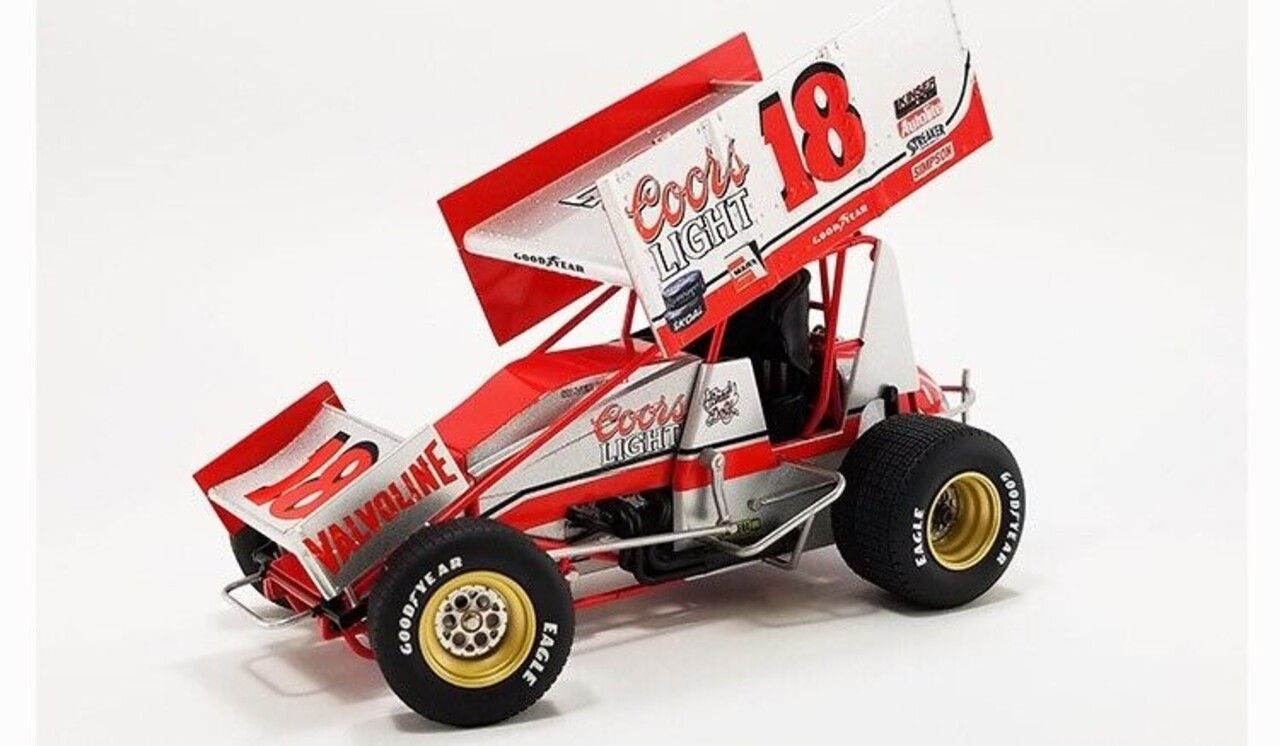 Sprint Car Sprint Car #18 Coors Light Sprint Car 'Brat Ooty' - 1:18 - ACME Sprint Car Sprint Car #18 Coors Light Sprint Car 'Brat Ooty' - 1:18 - ACME