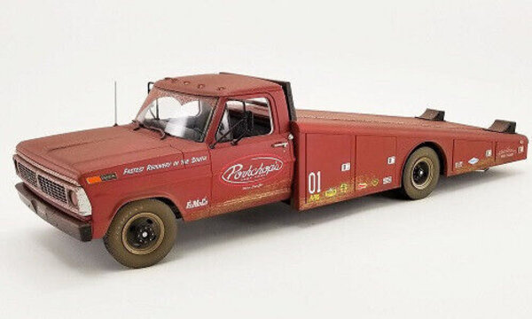 Ford Ford F-350 Ramp Truck Car Transporter 'Porkchop's Chop Shop' 1970 - 1:18 - ACME