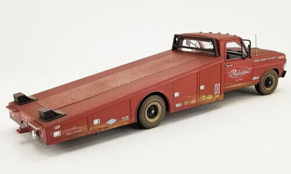 Ford Ford F-350 Ramp Truck Car Transporter 'Porkchop's Chop Shop' 1970 - 1:18 - ACME