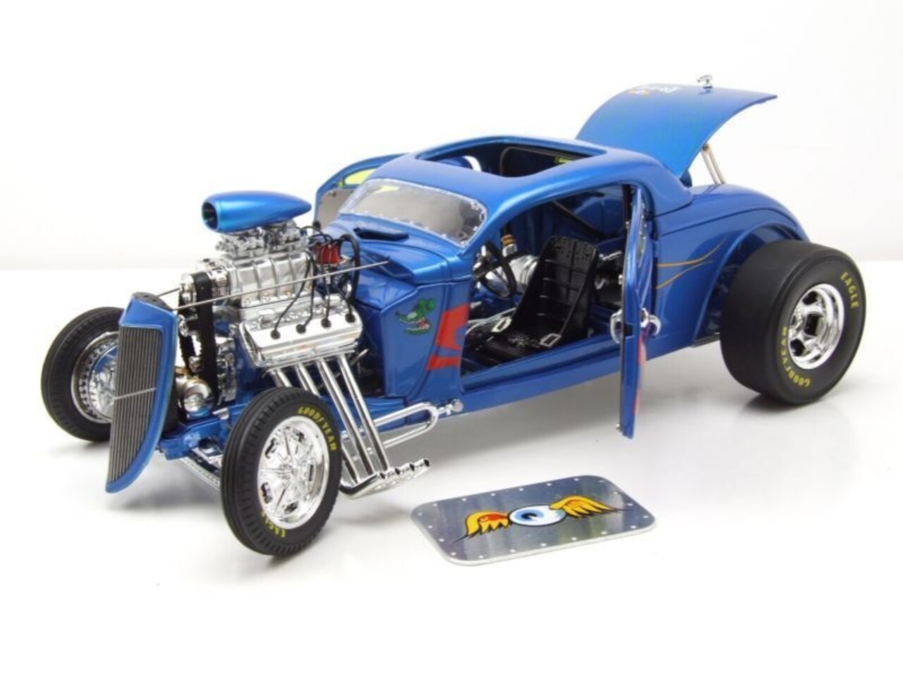 Ford Ford USA Blown Altered Coupe 'Rat Fink' 1934 - 1:18 - ACME