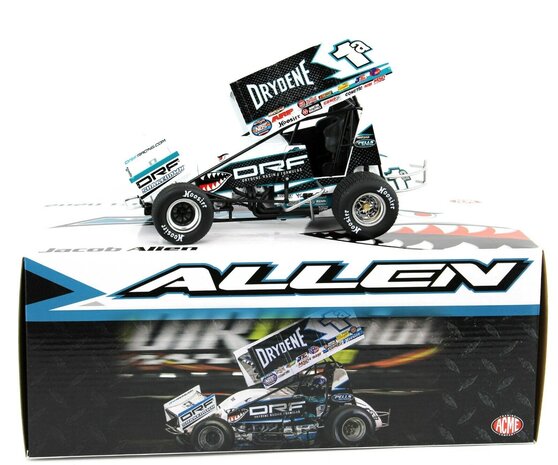 Sprint Car Sprint Car #1a Drydene/Shark Racing Jacob Allen 2021 - 1:18 - ACME