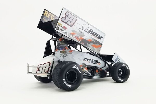 Sprint Car Sprint Car #39 Bear Archery/Swindell Speedlab Sammy Swindell 2021 - 1:18 - ACME Sprint Car Sprint Car #39 Bear Archery/Swindell Speedlab Sammy Swindell 2021 - 1:18 - ACME