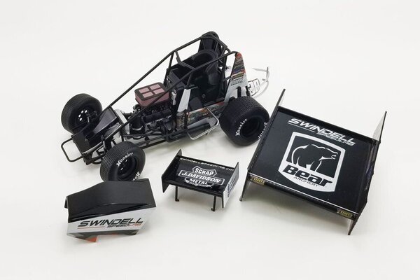 Sprint Car Sprint Car #39 Bear Archery/Swindell Speedlab Sammy Swindell 2021 - 1:18 - ACME Sprint Car Sprint Car #39 Bear Archery/Swindell Speedlab Sammy Swindell 2021 - 1:18 - ACME