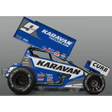 Sprint Car Sprint Car #9 Karavan Trailers James McFadden 2021 - 1:18 - ACME Sprint Car Sprint Car #9 Karavan Trailers James McFadden 2021 - 1:18 - ACME
