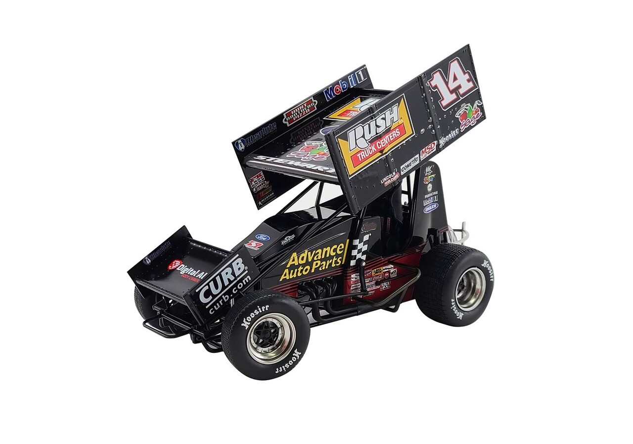 Sprint Car Sprint Car #14 Advance Auto Parts Tony Stewart 2021 - 1:18 - ACME Sprint Car Sprint Car #14 Advance Auto Parts Tony Stewart 2021 - 1:18 - ACME