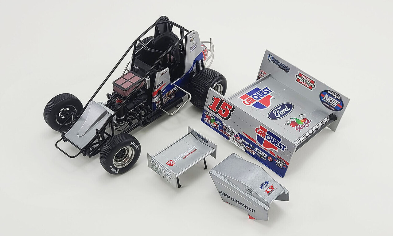 Sprint Car Sprint Car #15 Carquest Donny Schatz 2021 - 1:18 - ACME Sprint Car Sprint Car #15 Carquest Donny Schatz 2021 - 1:18 - ACME